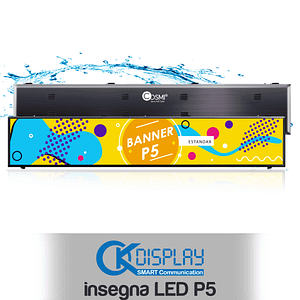 Insegna LED P5 outdoor - 294x54cm